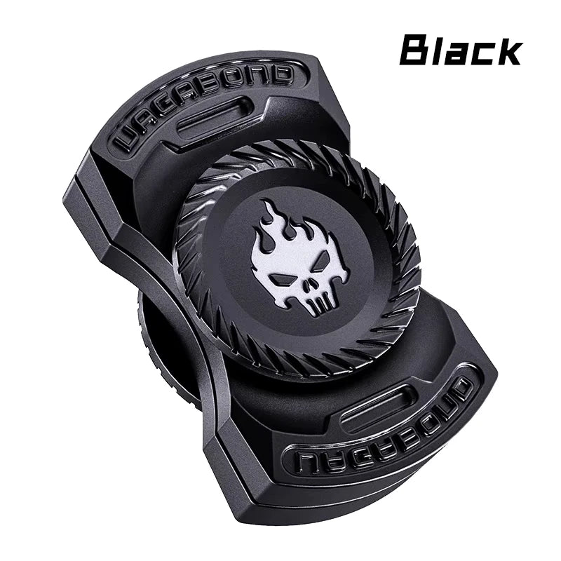 Fun 3-In-1 Game EDC Fidget Toys Personalized Skeleton Ghost Fidget Spinner Alloy Fidget Slider Stress Release Toy Sound Coin Toy