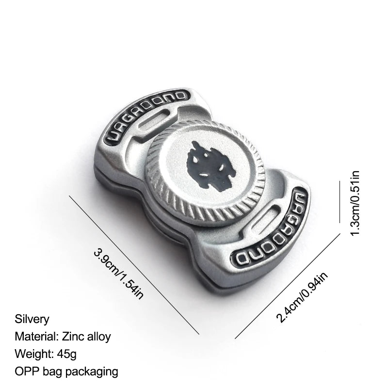 Fun 3-In-1 Game EDC Fidget Toys Personalized Skeleton Ghost Fidget Spinner Alloy Fidget Slider Stress Release Toy Sound Coin Toy